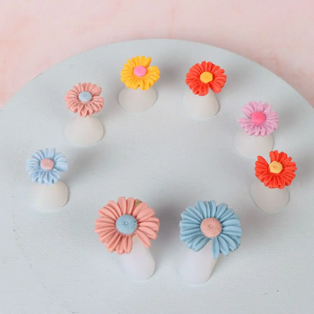 Nail Art Tools Toe Separators Toe Spreader Finger Toe Separator 8Pcs Silicone Toenail Separator Daisy Flower Design Salon Manicure Pedicure
