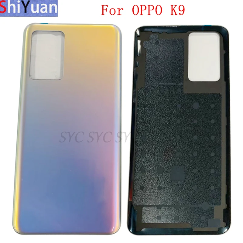 

Задняя крышка батарейного отсека, задняя панель, корпус для OPPO K9, Крышка батарейного отсека с логотипом, запасные части