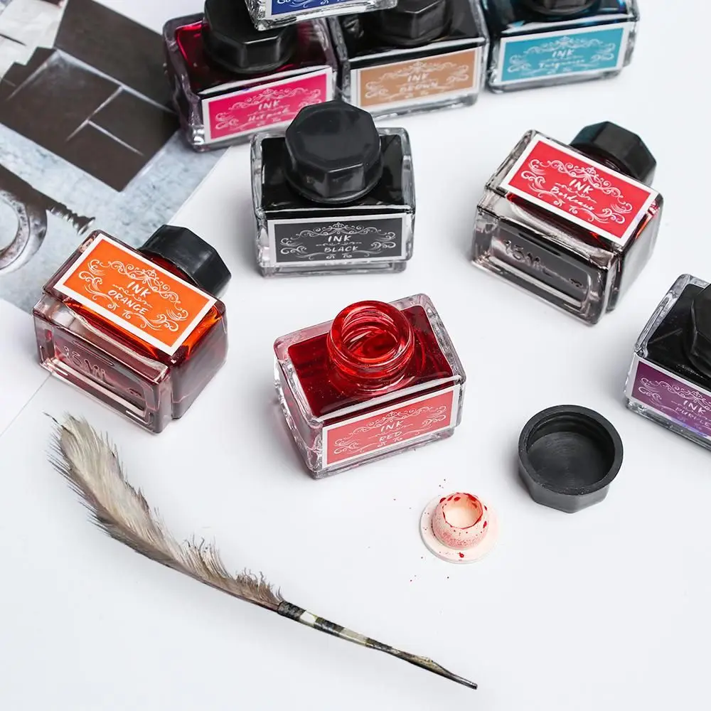 Premium Carbon-Free Fountain Pen Ink - 15ml Bottle