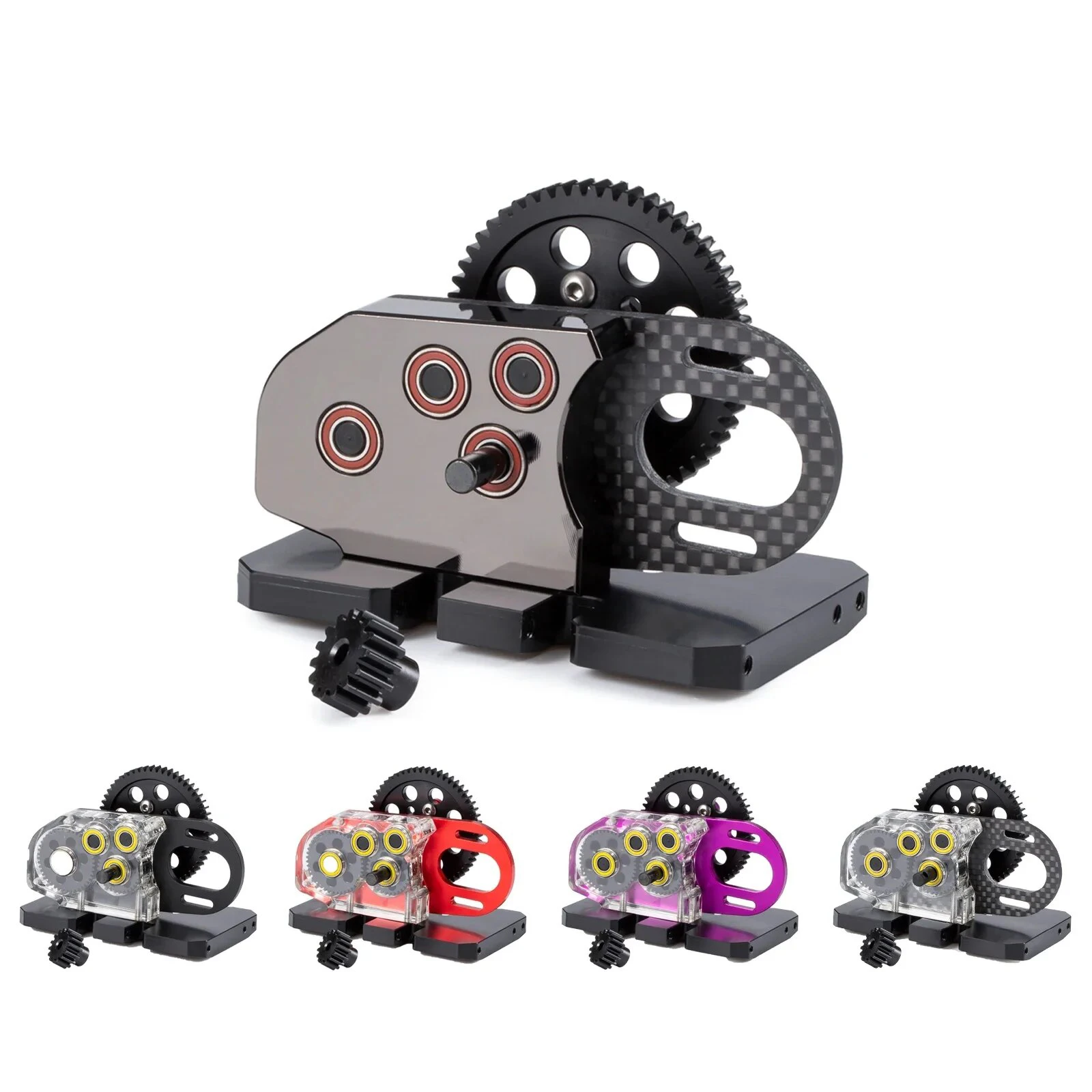 

HooCrawler 2.Low LCG Трансмиссия 30% Overdrive коробка передач с Delrin, для Gspeed UGRC SCX10 1/10 LCG гусеничная шасси