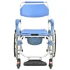Electric Lifting Commode Chair for Disabled People Toilet Chair Chair Commode  in India for Elderly Aluminum Blue 14kg 3
