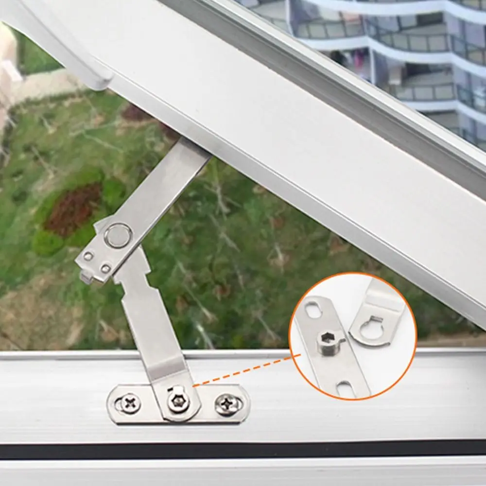 Description Picture 5 of itemLock Protector Locator Window Support Adjustable Cabinet Locks Window Protection Window Hook Latches Casement Blocking