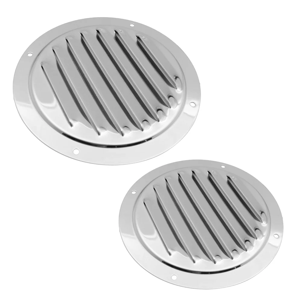 

316 Stainless Steel Louvre Air Vent Grille Cover Metal Wall Ceiling Air Vent Duct Ventilation Grilles Vent Cap