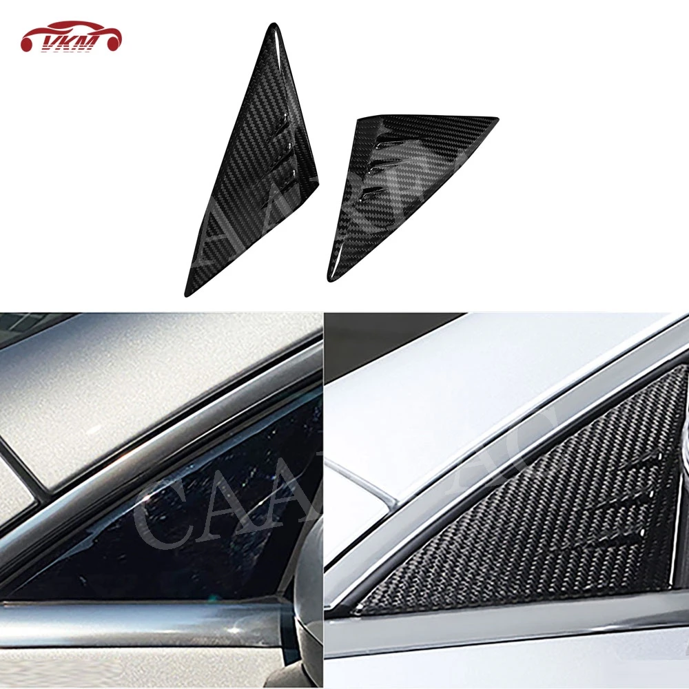 

Carbon Fiber A-Pillar Spoiler Sticker Air Vent Outler Sticker For Mercedes Benz CLA A Class W118 CLA200 260 A180 AMG 2020 UP