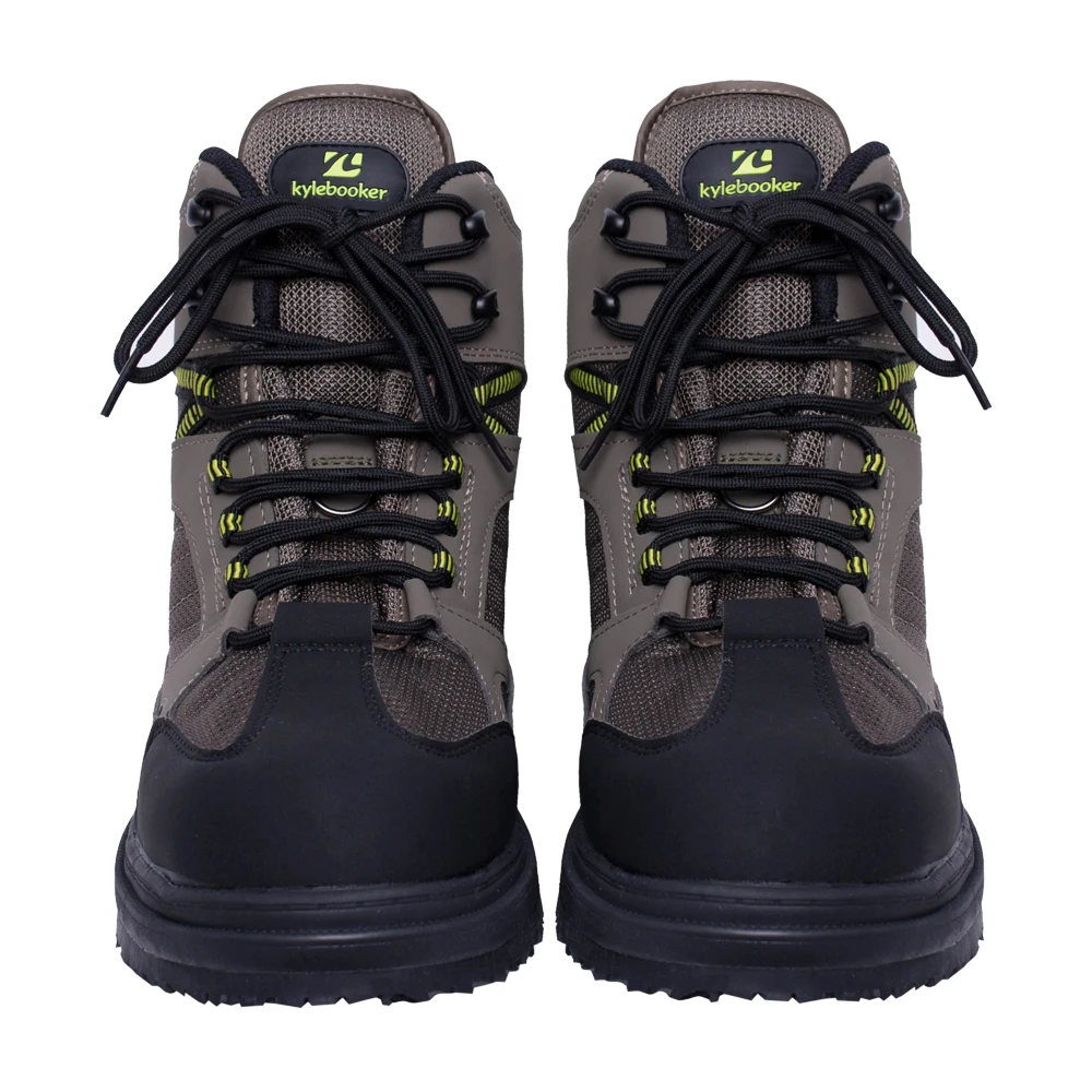 Men's Fishing Wading Boots Breathable Upstream Shoes Outdoor Anti-slip Fly Fishing Waders Rubber Sole Boot