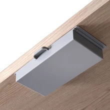 Self Stick Pencil Tray Desk Table Storage Drawer Organizer Box Under Desk Stand Self-adhesive under-drawer storage