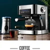 Zzuom Coffee Machine Home Italian Coffee Maker  20bar Semi Automatic Espresso Coffee Maker Steam Milk Frother Electric Espresso 6