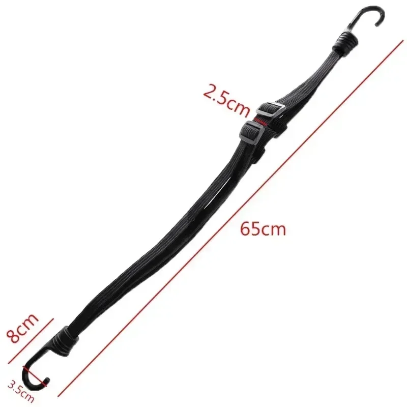 Motorcycle Helmet Rope High-strength Elastic Luggage Rope Professional Net Sundry 60CM