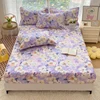 Bonenjoy Floral Style Bedsheet Pure Cotton Bed Cover Elastic Fitted Sheet Soft Mattress Protector 침대시트 (Pillowcasae Need Order) 3