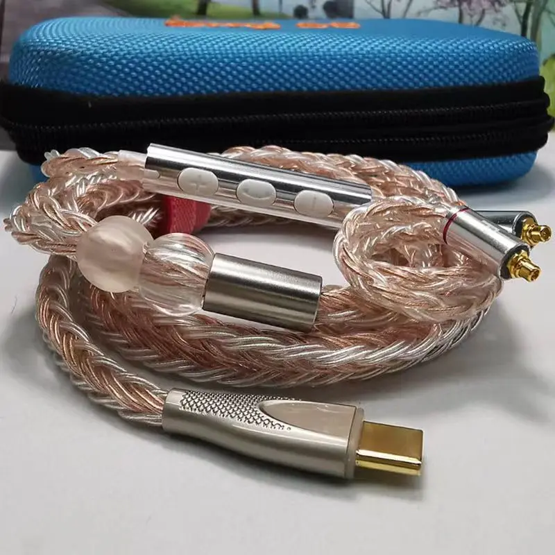 

Кабель для наушников сделай сам с микрофоном 7N OCC Серебряный смешанный 0,78 2Pin MMCX A2DC QDC TYPE C Lightning SRH1540 SRH1840 микрофонный кабель под заказ