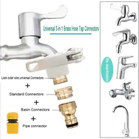 3-in-1 Convertible Faucet Connector Suitable For 16-23mm Ordinary Faucet Washing Machine Faucet Bathroom Faucet Connector Tool 1
