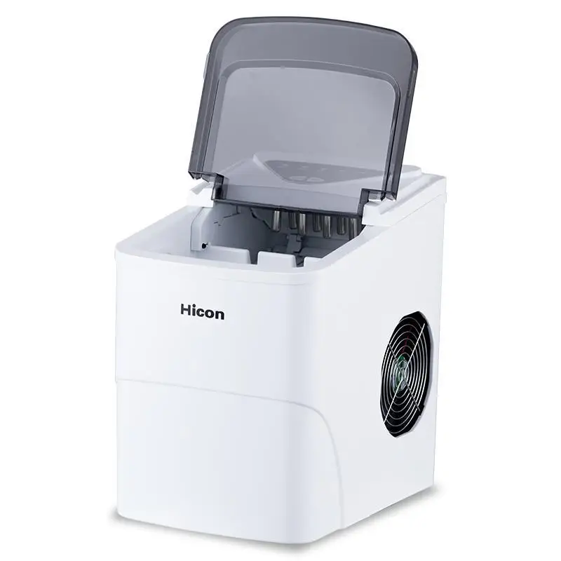 

HZB-16A Portable Ice Maker Mini Countertop 15kgs Small Ice Making Machine Round Ice Cube Maker For Home