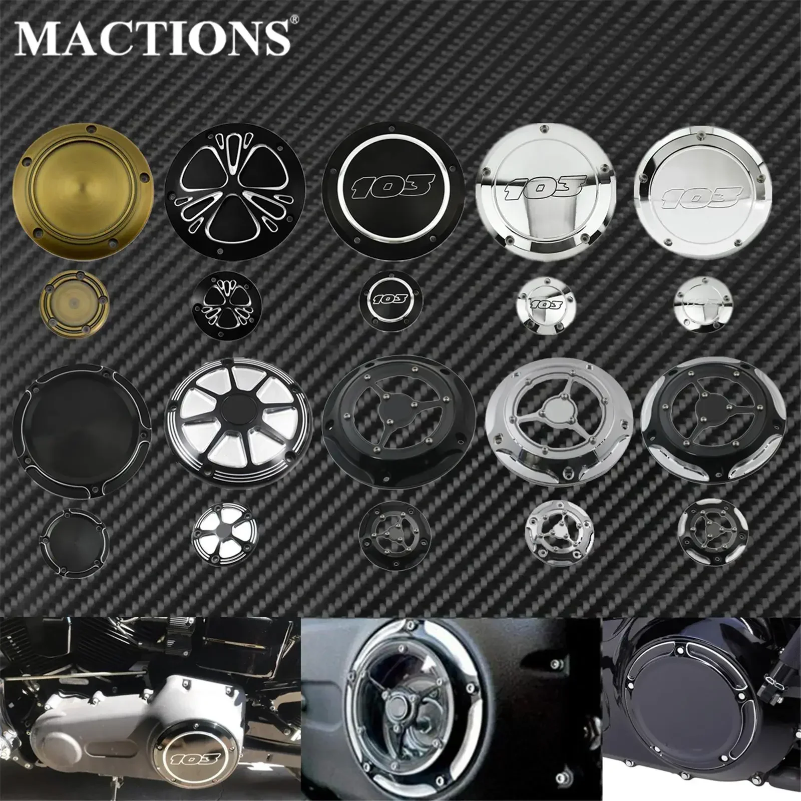 Motorcycle Holes Derby Clutch Timing Timer Cover Engine Covers