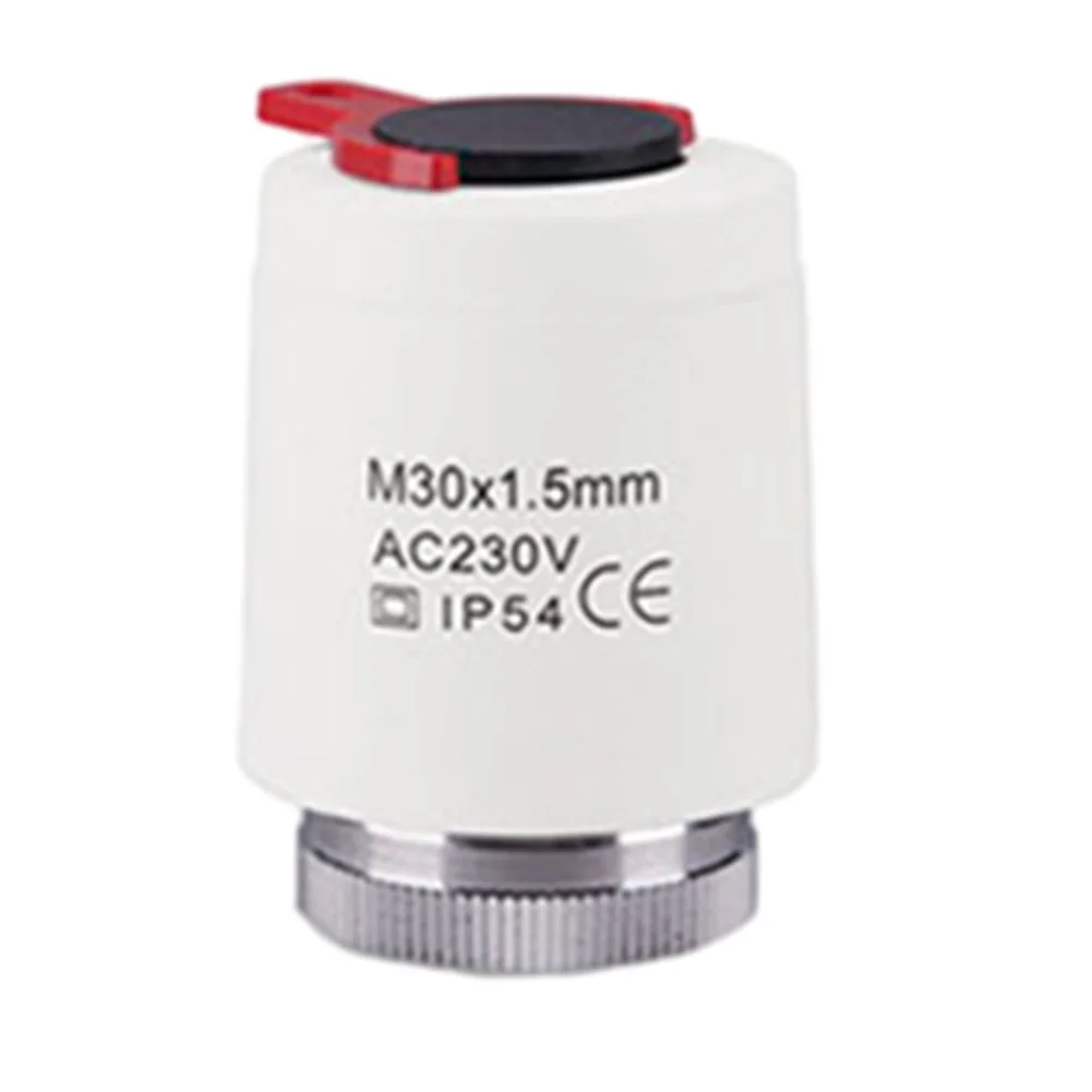 AC230V M30*1.5mm Electric Thermal Actuator For Floor Heating Radiator Valve HVAC Electric Actuator Floor Heating Systems Parts