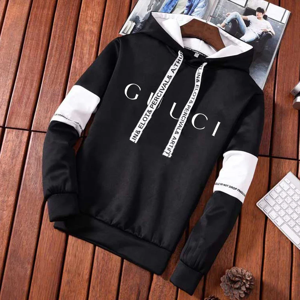 Sports Suit Tracksuit Set Sports Set Outdoor Suit Set Mens Tracksuit Casual Hooded Sweatshirt Daily Jogging Sport Fashion Street Clothing Trendy Print Versatile Tops Pants Suit