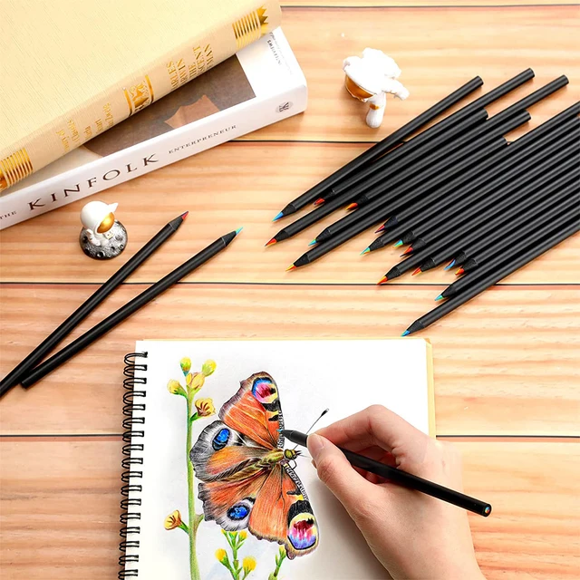 10 pezzi 7 colori sfumati arcobaleno matita matite colorate jumbo matite multicolori per disegno artistico colorazione schizzi regalo per bambini 5