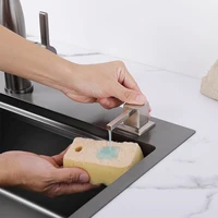 Square Stainless Steel Pump Head Large Capacity 500ml Kitchen Brushed Nickel Soap Dispenser Liquid Soap Dispenser Kitchen sink 2