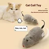 Fun and Interactive Plush Wind-Up Mouse Toy for Cats Dogs and Kids Mechanical Moving Animal Toy for Playtime and Pranks 3