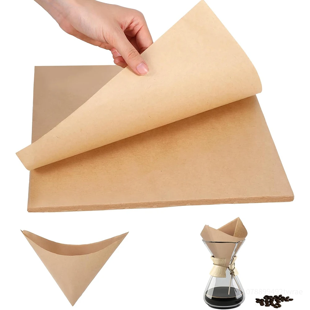 Enhanced Pre-Folded Pour Over Coffee Filters, 5-12 Cup Capacity