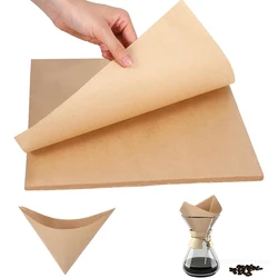 Enhanced Pre - Folded Pour Over Coffee Filters, 5 - 12 Cup Capacity (100Pcs)