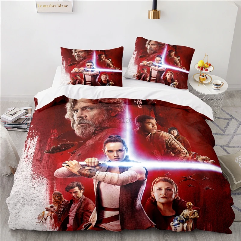 New Star Wars 3d Bedding Set Print Duvet Cover Set with Pillowcase Home Textile Elegant Bedroom Decor Bed Linen Set Dropshipping