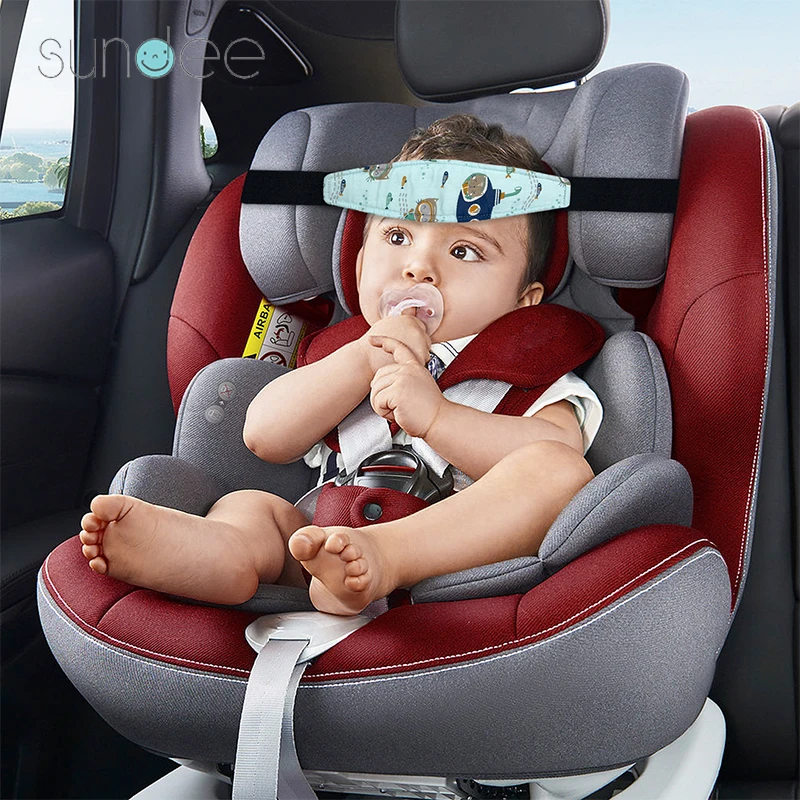BabyCarSeatHeadSupportInfantBeltFasteningBeltAdjustableHeadProtectionforaBaby