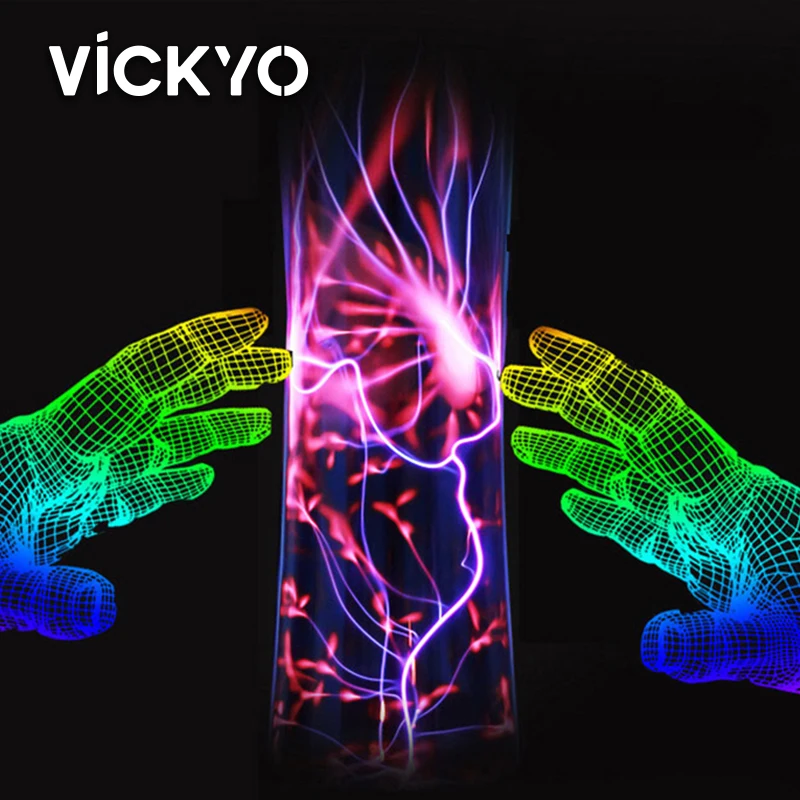 

VICKYO Novelty Light Magic Plasma Lamp Touch Control Children Night Light Bedroom Decoration Plasma Lights Birthday Holiday Gift
