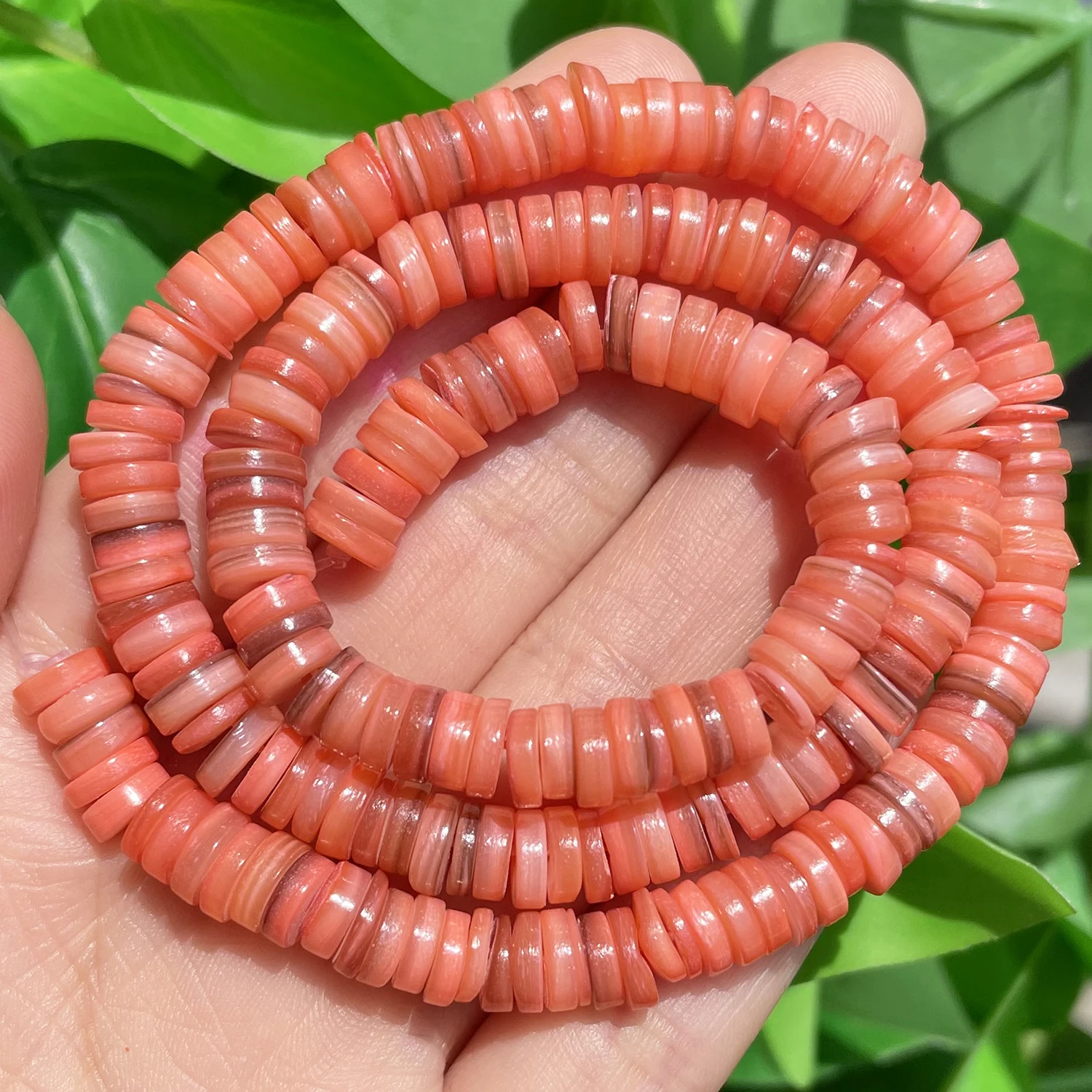 Farbige Süßwasser-Muschelperlen, runde Form, Muschel-Chip-Perlen für Schmuckherstellung, Armband, handgefertigt, Ohrring, Halskette, Geschenk, 4, 6 mm – Detail 15