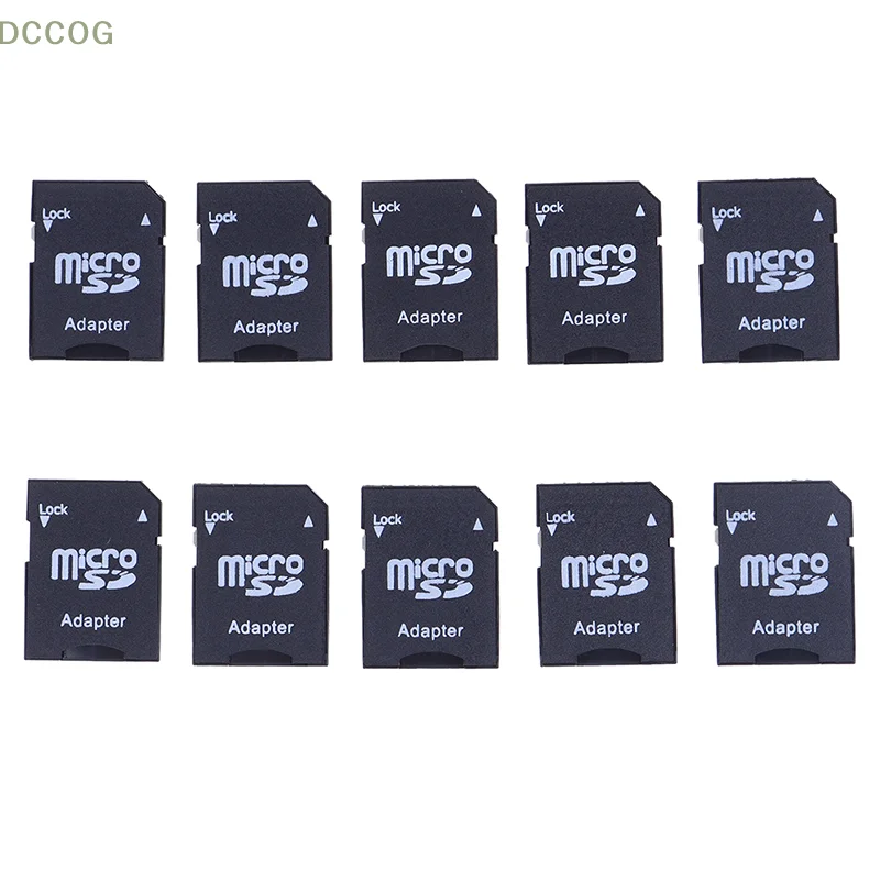 

10pcs Micro SD TransFlash TF To SD SDHC Memory Card Adapter Converter Phones Tablet Memory Stick For Computer Internal Storages