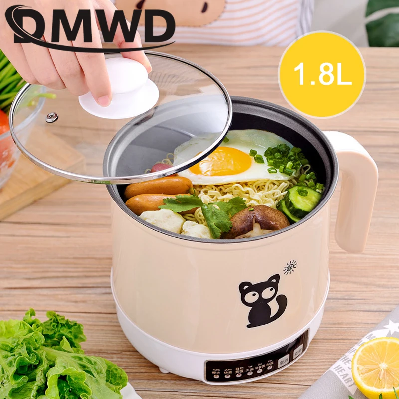 Stainless Steel Cooking Noodles  Small Electric Cooking Pot - 1.8l 220v  Mini - Aliexpress