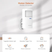 Staniot Motion Sensor PR200 Wireless 433Mhz PIR Motion Detector Security Protection Anti-Tamper Alarm for Home Alarm System 2