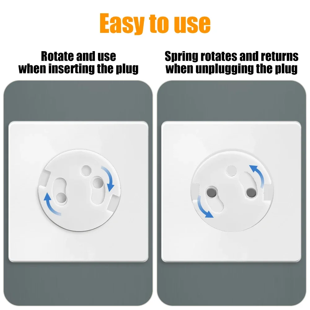 1-5pcs Power Socket Protection Cover Power Switch Safety Plug Protective Cover Plug Strip Protective Baby Safety Supplies