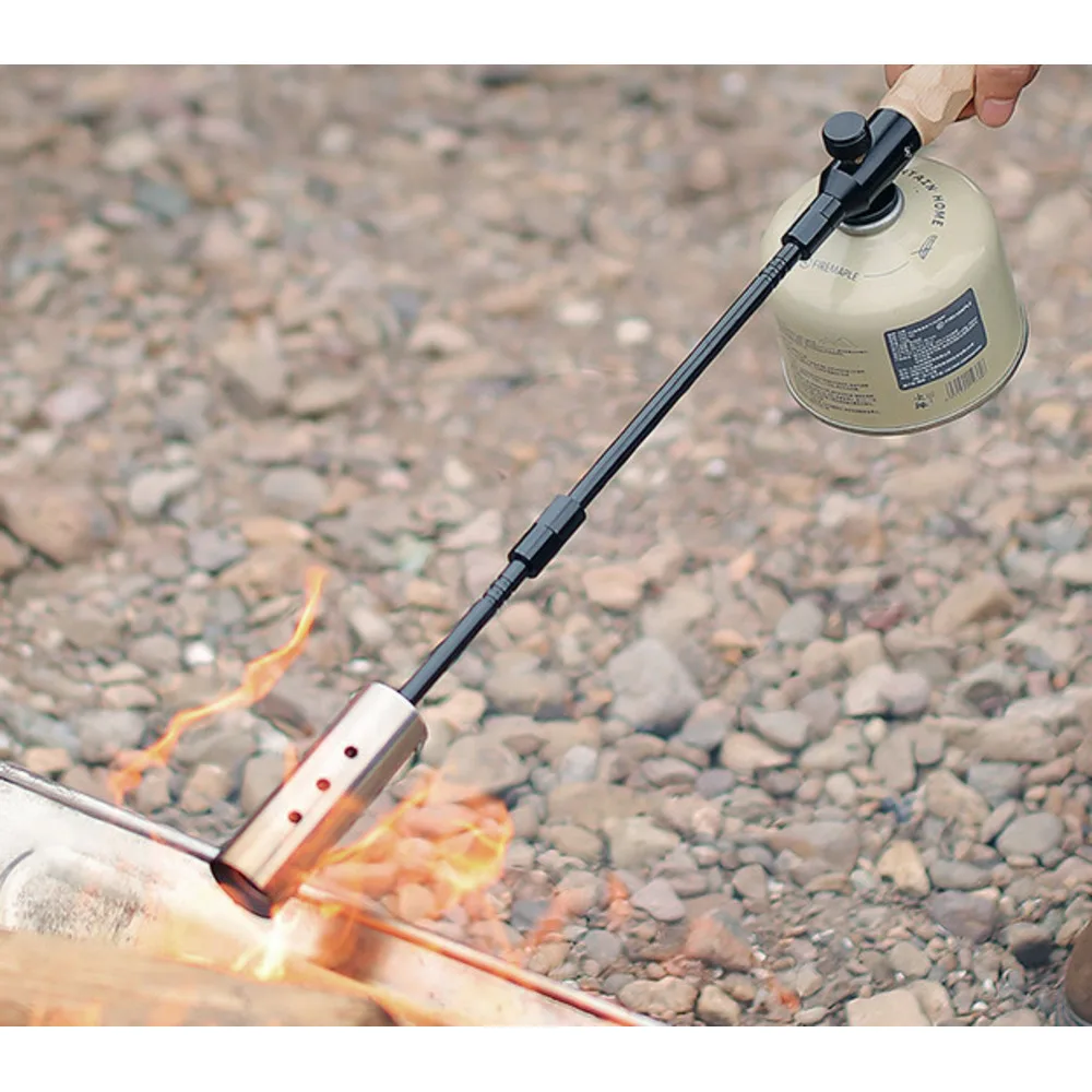 Outdoor barbecue grill, extended flame portable charcoal igniter, pig hair ignition gun, detachable spray gun_voghion.com