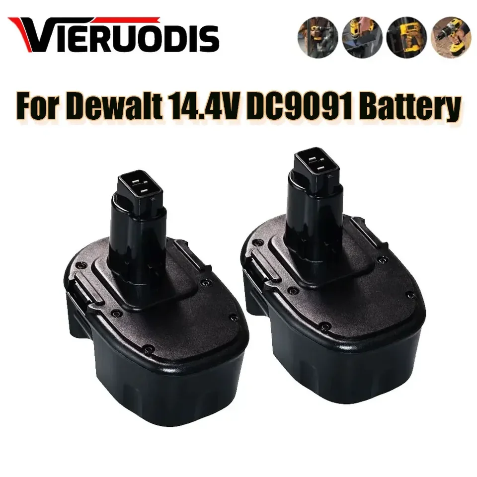 Ryobi 14.4v Replacement Battery 14.4 3.6Ah Replace For Dewalt 14.4V Battery  For Dewalt DC9091 DW9091 Dewalt Charger