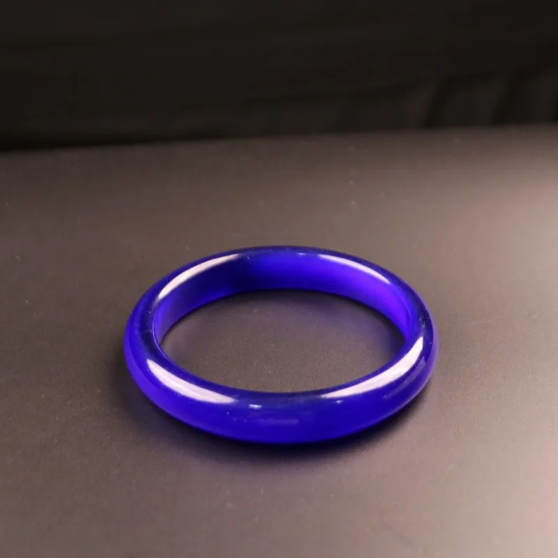 

Женский браслет из темно-синего опала