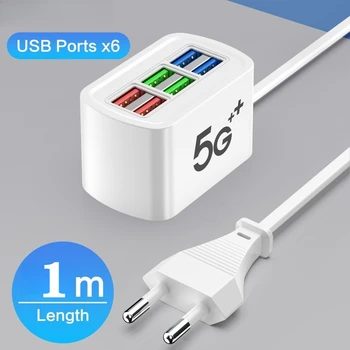 Universal 6 Port USB Charger