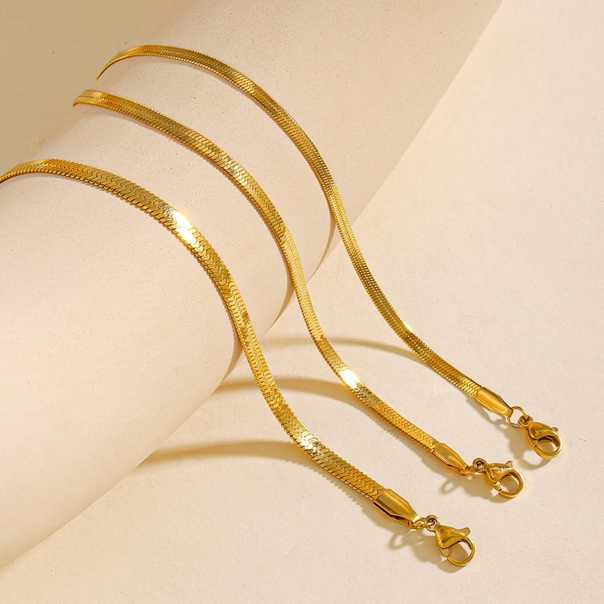 Stainless Steel Bracelet Women's Snake Bone Chain