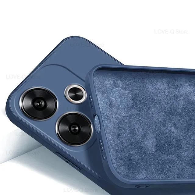 Luxury Liquid Silicone Shockproof Soft Phone Case - Elegant Design