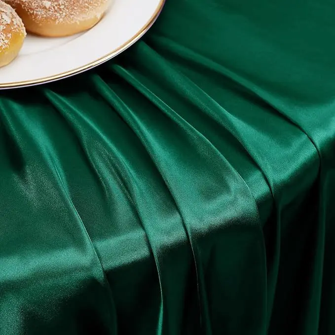 Rose Gold Satin Tablecloth - Nordic Elegance Wedding and Party Table Cover