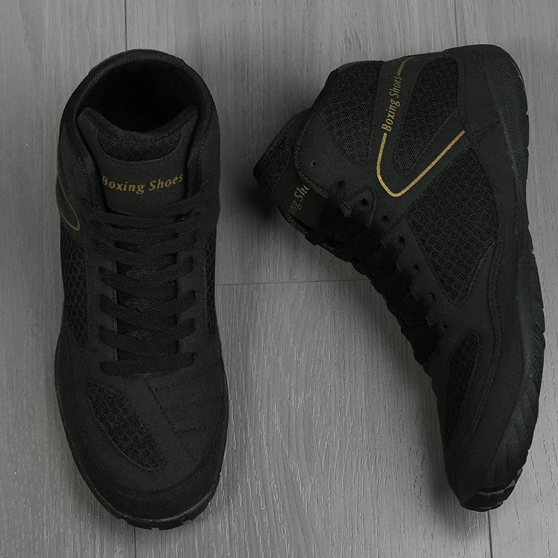 2024 Nuove Scarpe Da Wrestling Scarpe Da Allenamento Per Boxe Giovanile Scarpe Sportive Da Palestra Scarpe Da Wrestling Da Boxe Professionali Taglie 3
