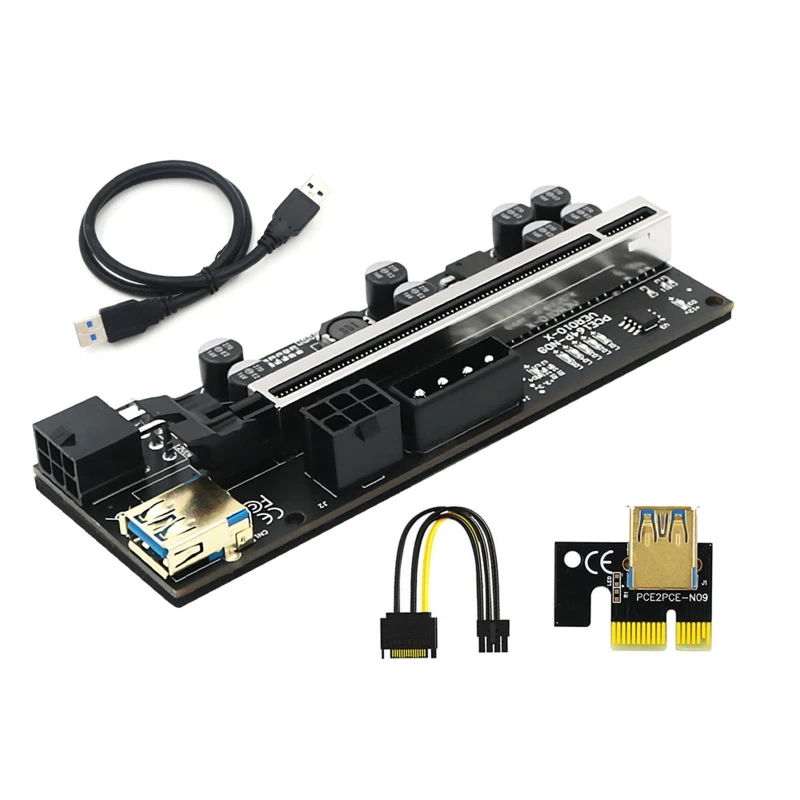 

Новее VER010X USB Pci-e Riser Ver 010 для 1x 4x 8x 16x Pcie Extender Riser 15-контактный адаптер карты на P