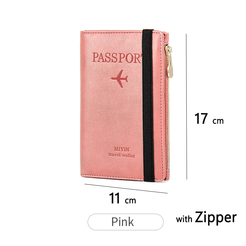 RFID Blocker Passport Holder & Travel Wallet – Slim, Multi-Function Card Holder