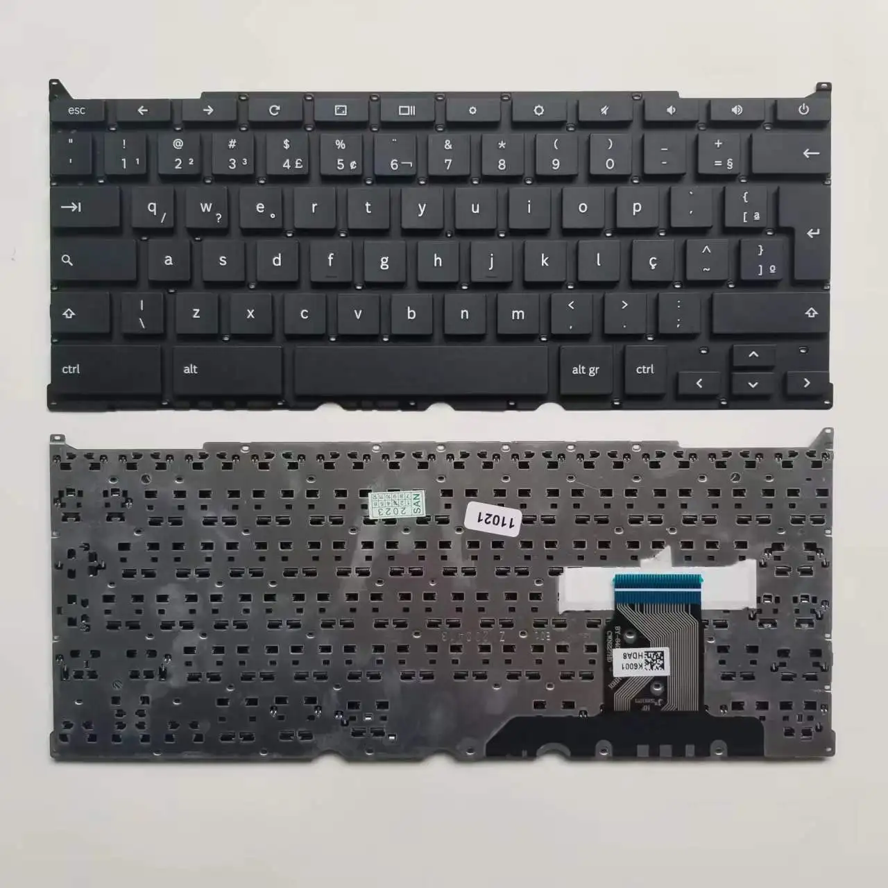 Новая Бразильская клавиатура для Samsung Chromebook XE500C13 XE501C13 S02US K02US BA98-01575A Teclado BR