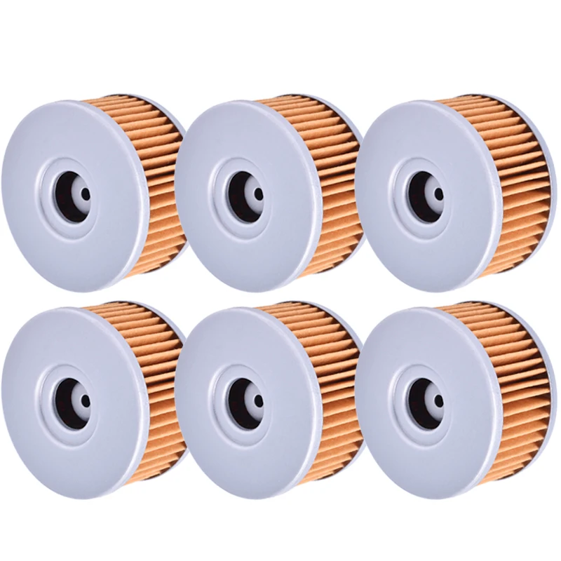 

1/4/6 pcs Motorcycle Oil Filter For Suzuki DR-Z250 DRZ250 GN250 GZ250 Marauder TU250 VL DR 250 Intruder LC DR350 SG350 1982-2018