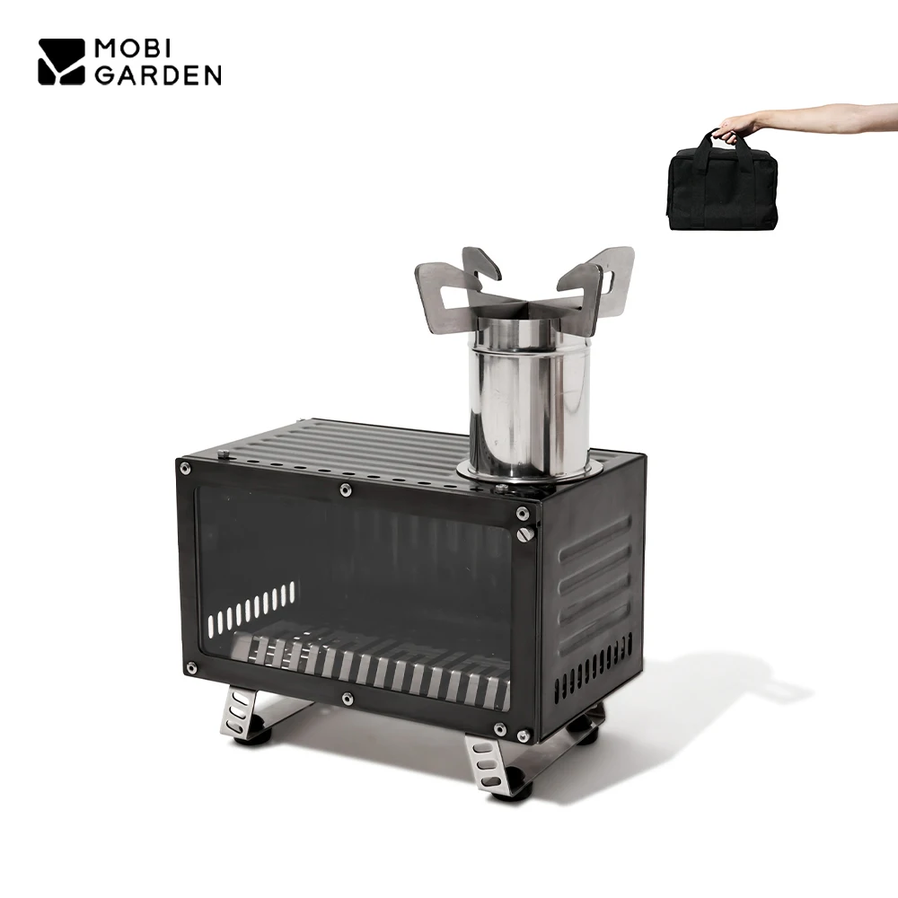 MOBI GARDEN 캠핑 화목난로 불멍 접이식 휴대용 