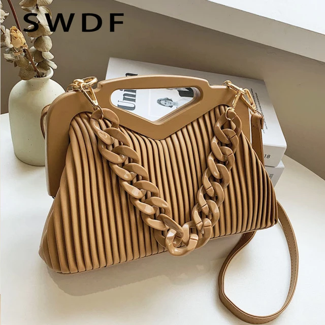 Luxury Brand Handbag Women Inverted Triangle Handle Leather Hand Pouch  Classic Crossbody Bags For Women Tote Bag Lady Satchel - AliExpress