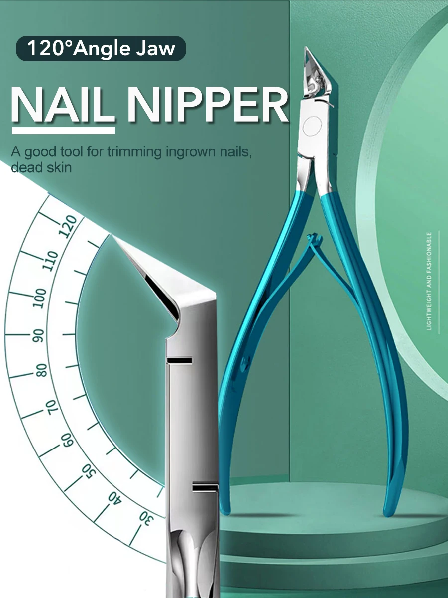 Description Picture 2 of item1Pcs Toenail Clippers For Thick Ingrown Nails Women Non-Slip Long Handle Toenail Cutter Trimmers Beauty Manicure Products Tools