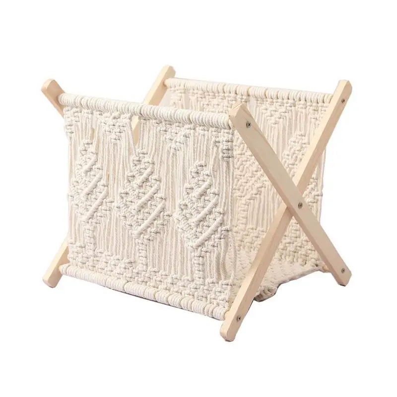 

Perfect Design Rack Boho Holder Book Storage Basket For Home Office Decor Storage