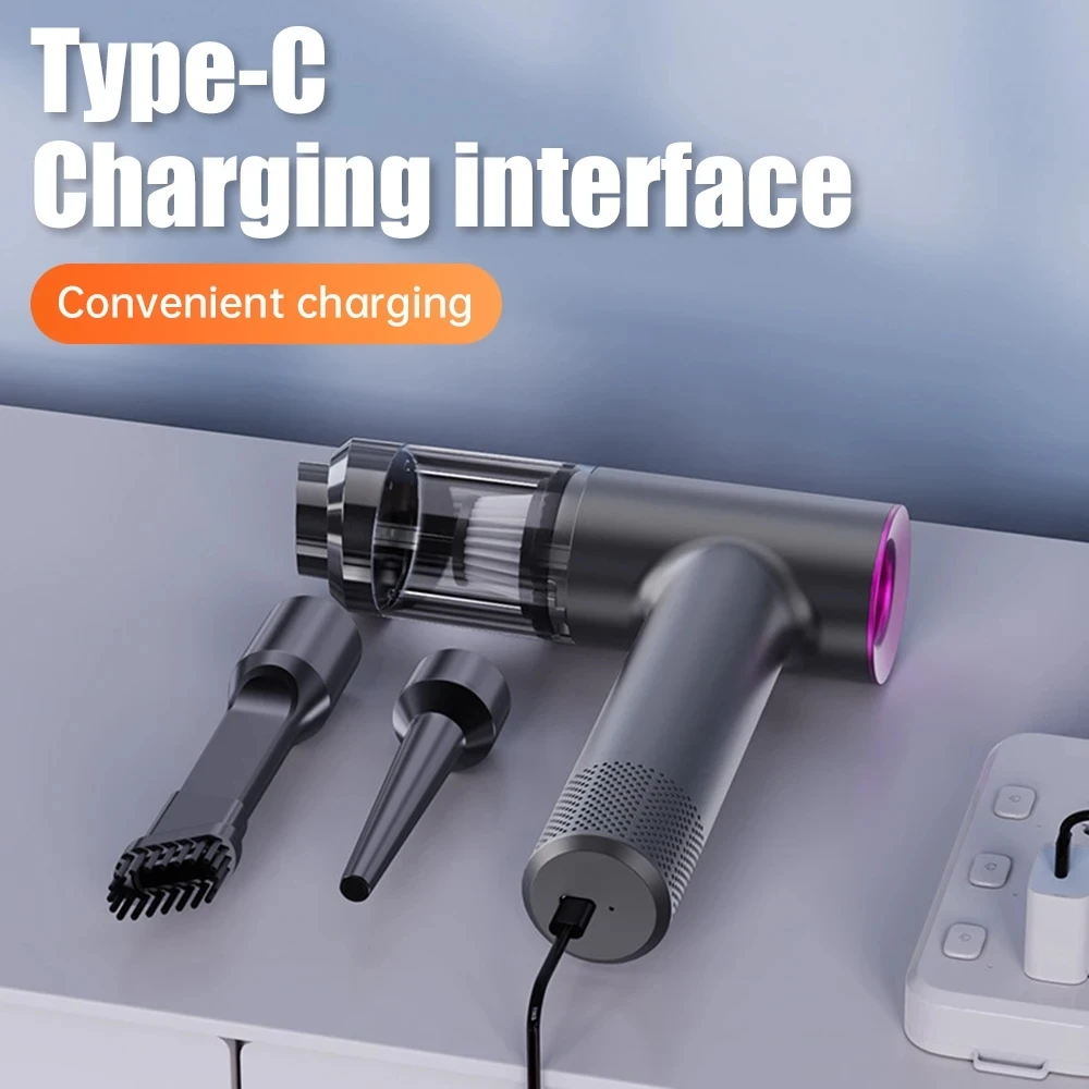 Portable Car Vacuum Cleaner Multi-function Wireless Handheld & Car Powerful Suction Cleaner 2