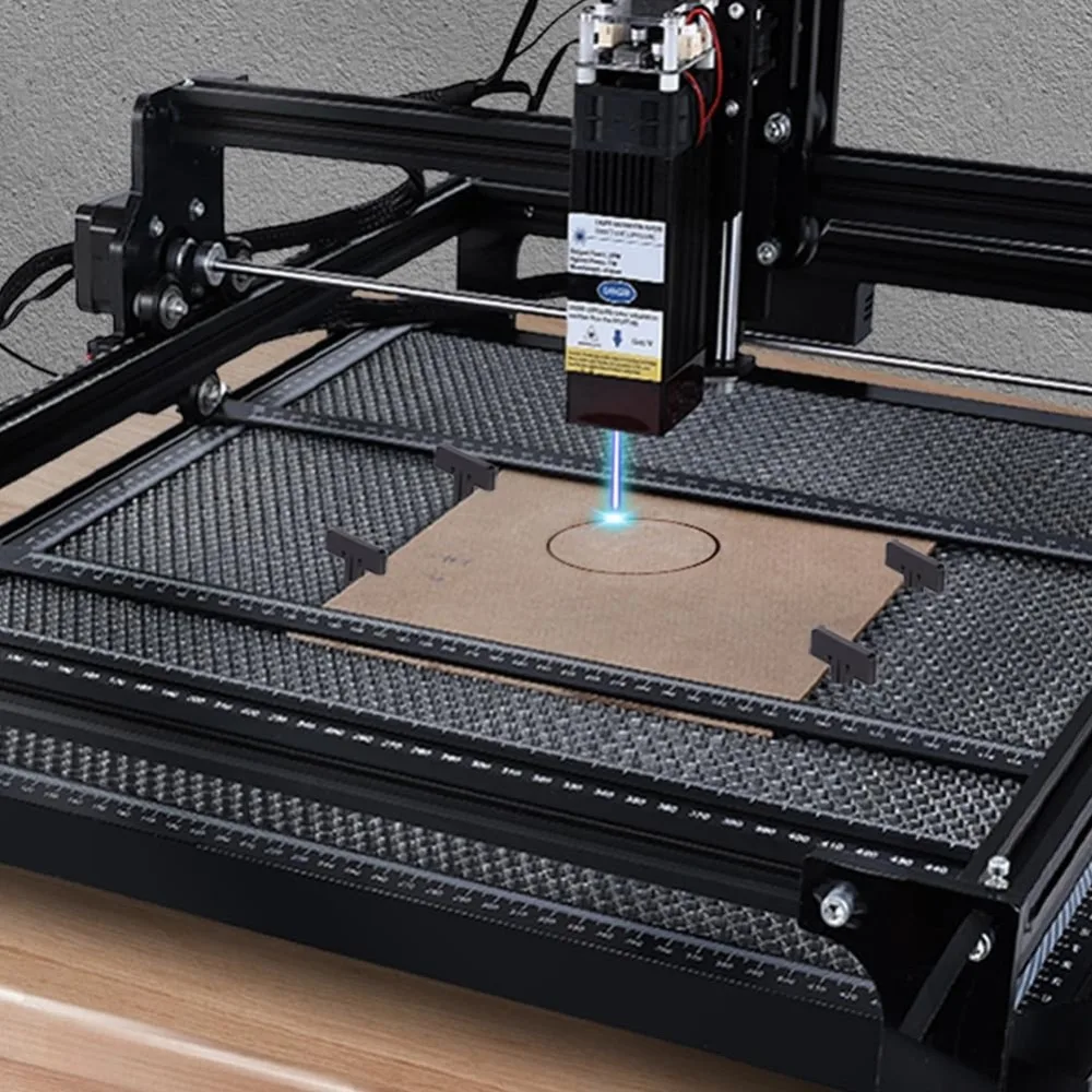 100 Perni A Nido D'Ape Per Macchine Laser - Compatibili Con Griglie 7.5-8mm, Nero